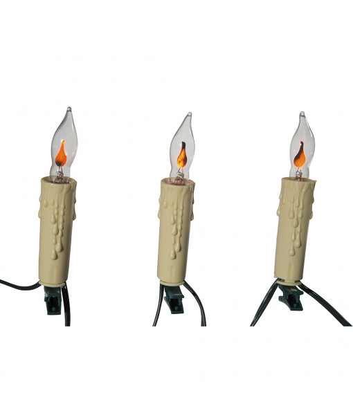 7-Light Flicker Flame Candle Light Set