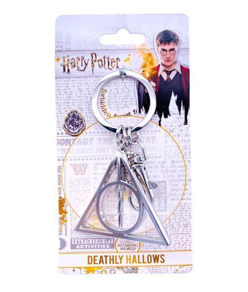 Porte-clés de collection Harry Potter, emblème des Reliques de la Mort