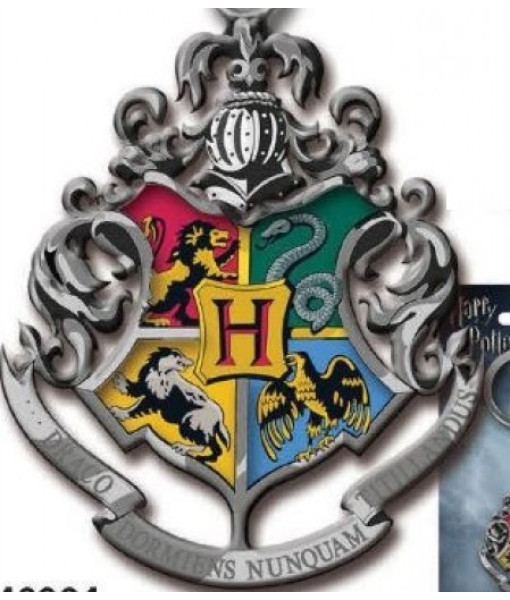 Du monde de Harry Potter, porte-clés de l'écusson de l'école de Hogwart