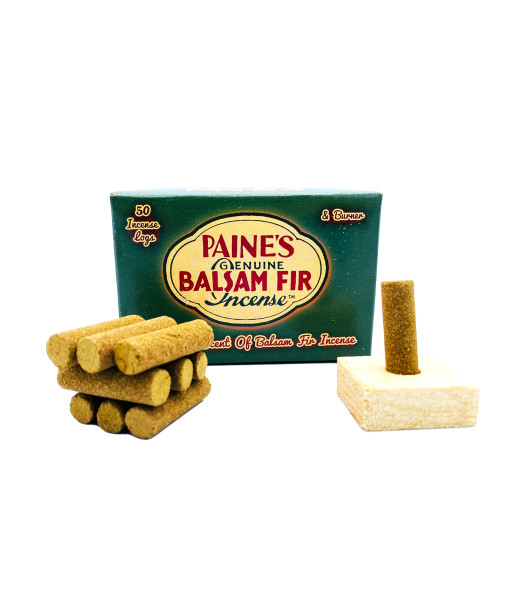 Balsam Incense Logs with Holder