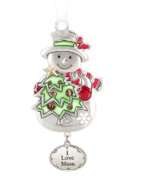 Snowman Ornament, 3