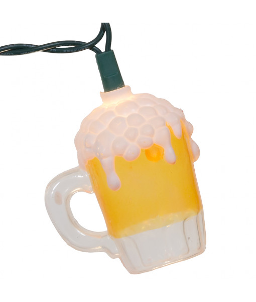 10-Light Beer Mug Light Set