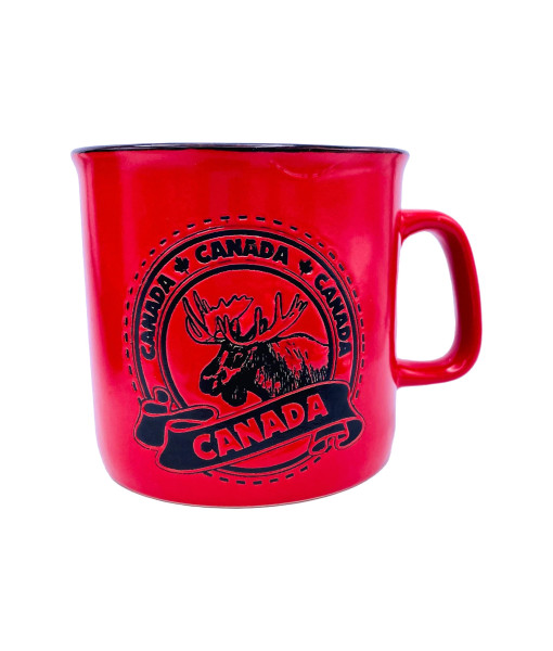 Souvenir Mug Canada Moose Red, 10oz