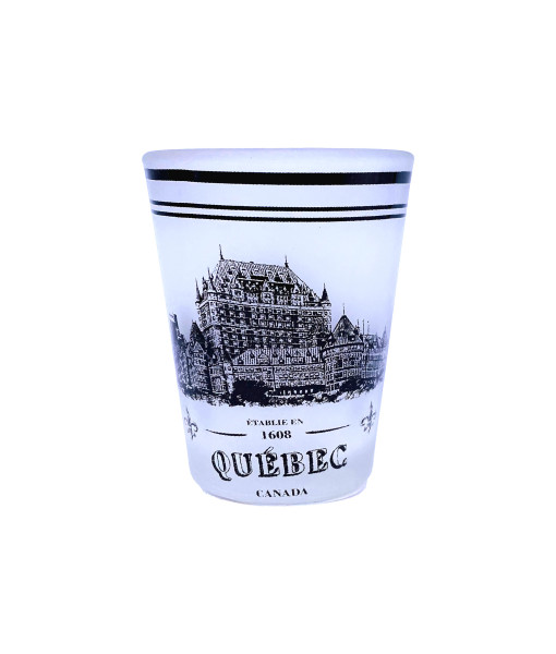 Souvenir de Québec, verre à shot, Le Château Frontenac