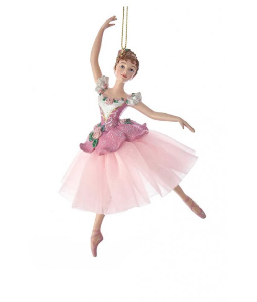 Pink Dress Ballerina Ornament