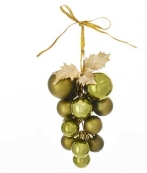 Olive Green Grape Cluster
