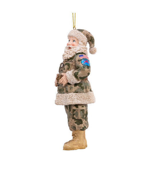 Army Santa Ornament