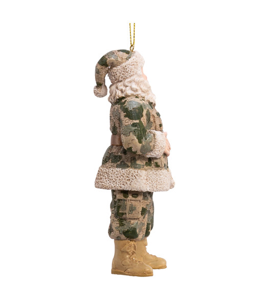 Army Santa Ornament