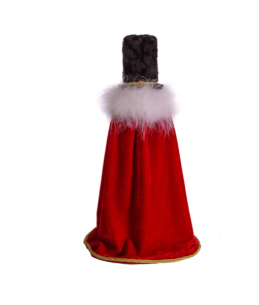 Red and Gold Nutcracker with Cape