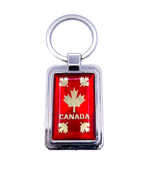 Keychain Canada Red and Gold Maples