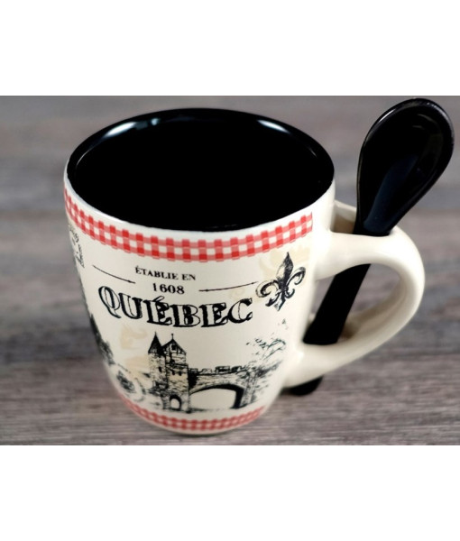 Souvenir of Quebec Espresso cup, 3 oz