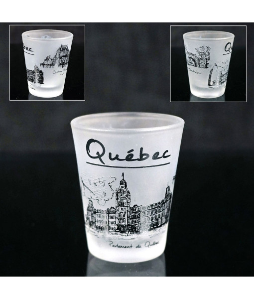 Souvenir de Québec, verre à shot