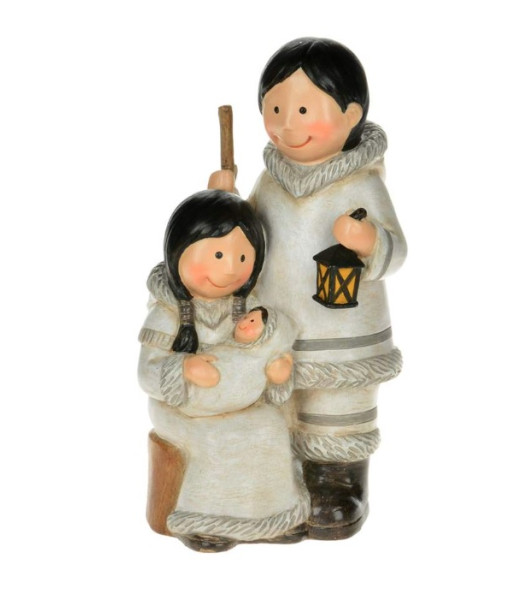 Inuit Holy Family Figurine, 8