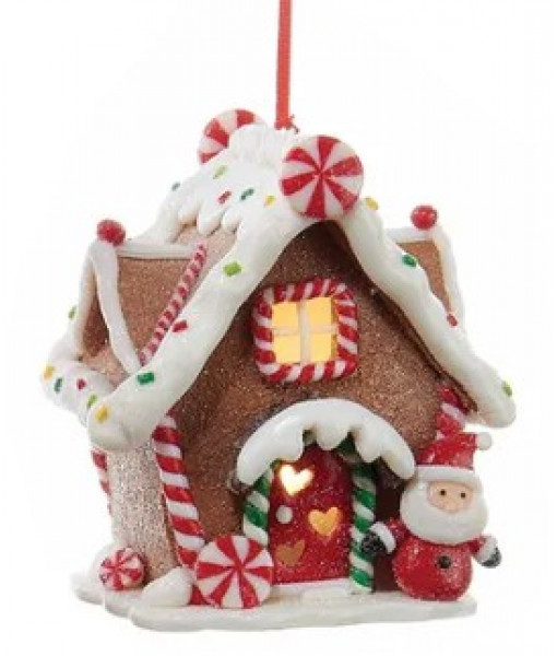 O-gingerhouse Led Santa