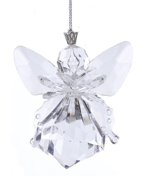 Clear Angel Ornament, Onion shape