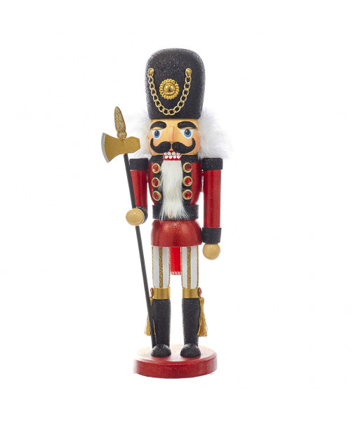 Red and Black Soldier Nutcracker