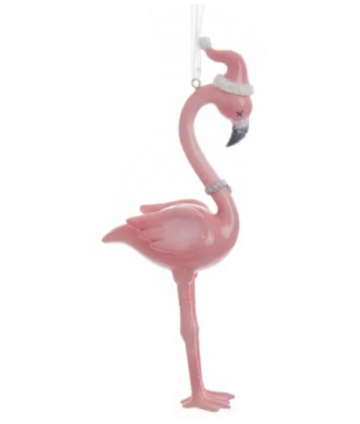 Pink Flamingo Ornament