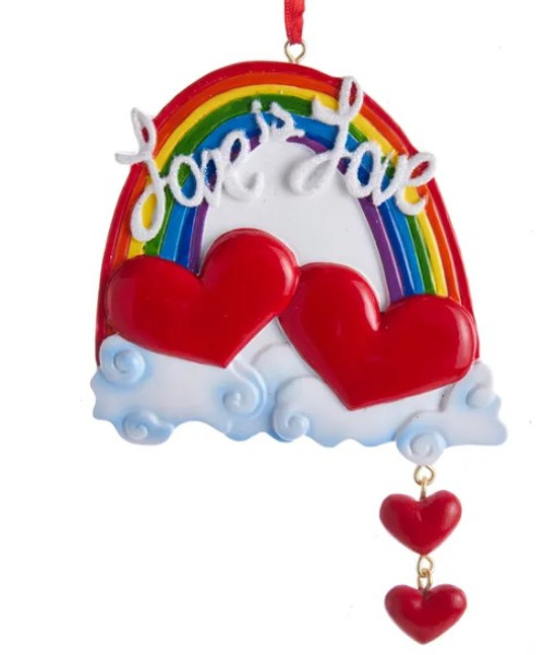 Love Is Love Resin Ornament