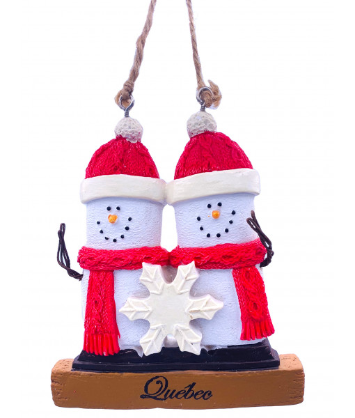 S'mores Ornament, Family Of Two to be personalized
