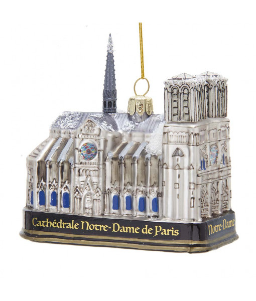 Cathédrale Notre-Dame de Paris Glass Ornament