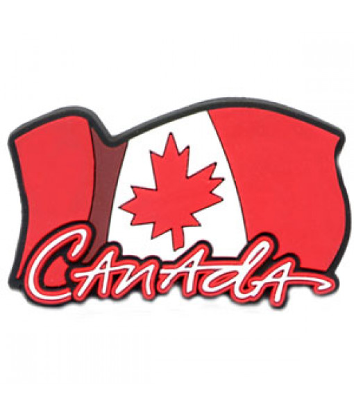 Rubber Canada Flag Magnet