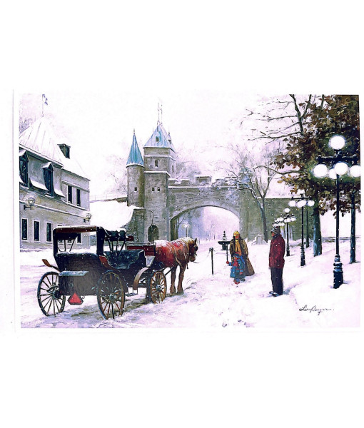 Christmas Card Porte Saint-Louis Quebec