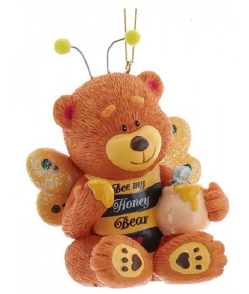 Bear with Honey Jar Ornament