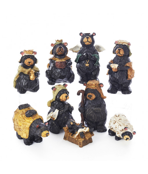 Bear Nativity Set