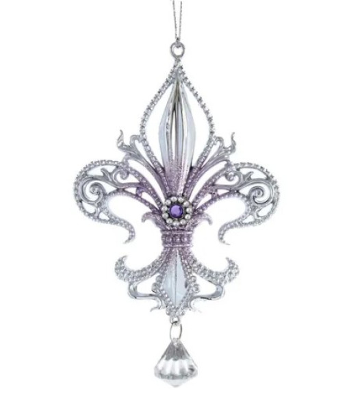 Purple Fleur De Lys, Ornament