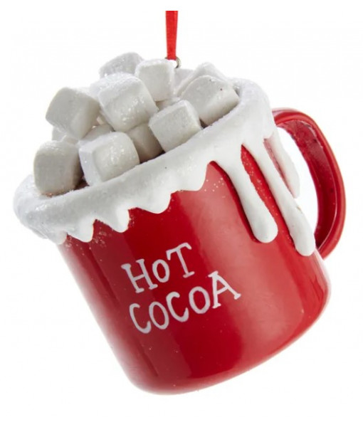 Tree Ornament, Hot Cocoa Cup W/marshmallows