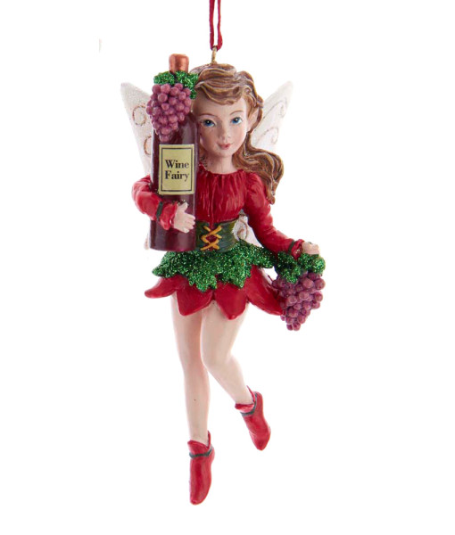 Wine Fairy Ornament
