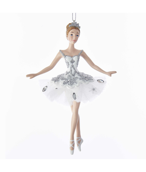 Ornament, Frosted Ballerina