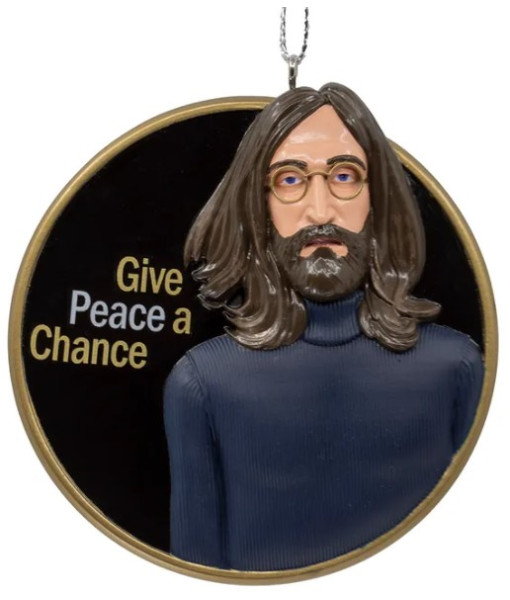 John Lennon Ornament, Give Peace