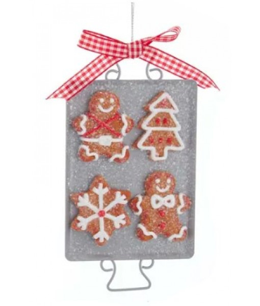 Tree Ornament, Cooking tray with cookies