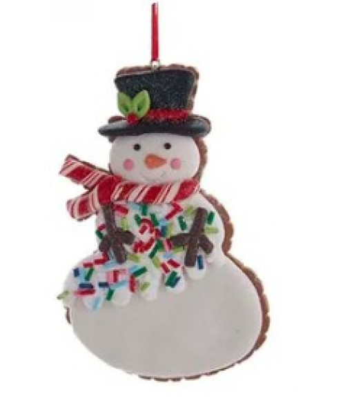 Tree Ornament, Gingerbread Snowman Cookie