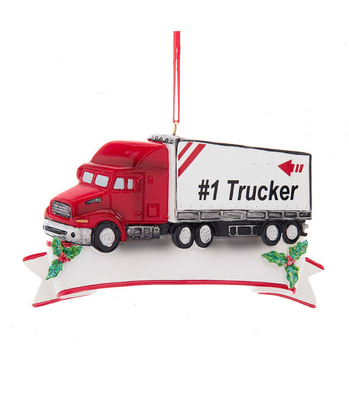 Number One Trucker Ornament