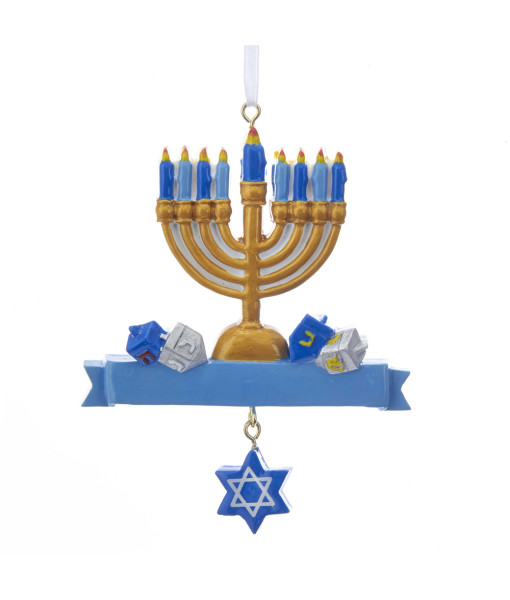 Hanoukkia Ornament with Star Of David to customize