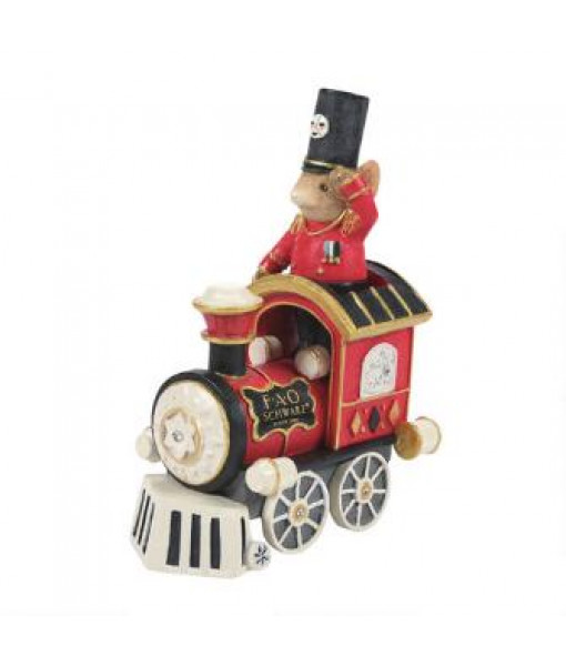 Tails with Heart Mouse Train Driver Figurine