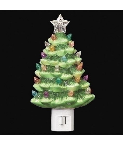 Vintage Xmas Tree Night Light