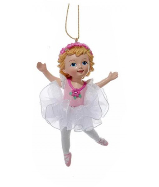 Young Blond Ballerina Ornament