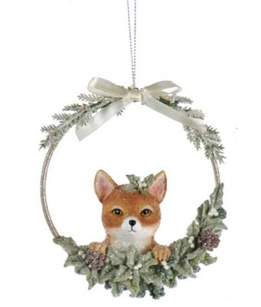Ornament, Fox in Garland