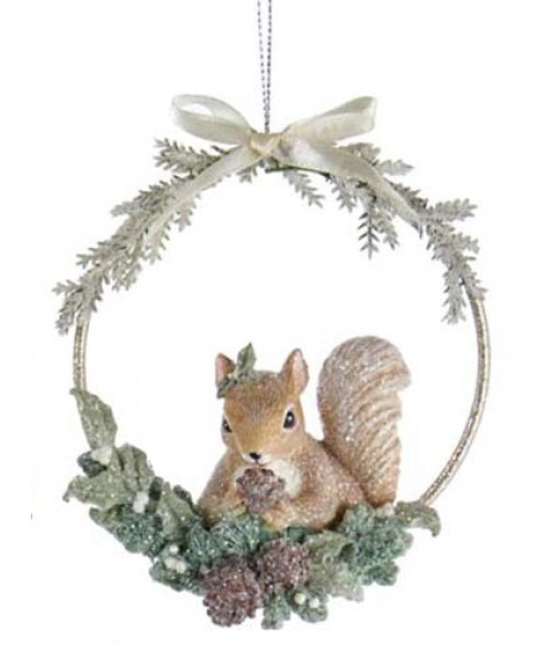 Ornament, Squirrel in garland