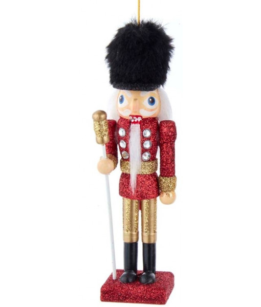 Red and Gold Nutcracker Ornament