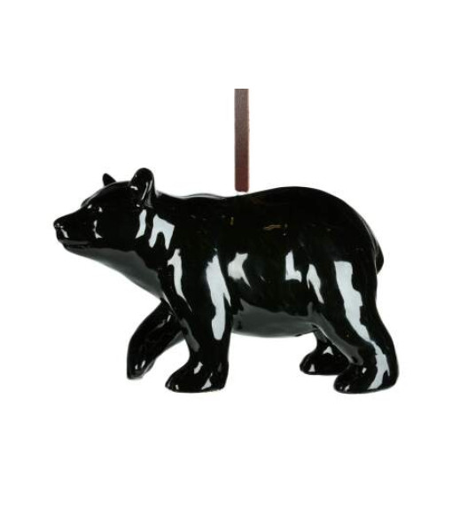 Ceramic Black Bear Ornament