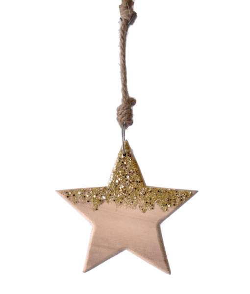 Star with Gold Dust Ornament
