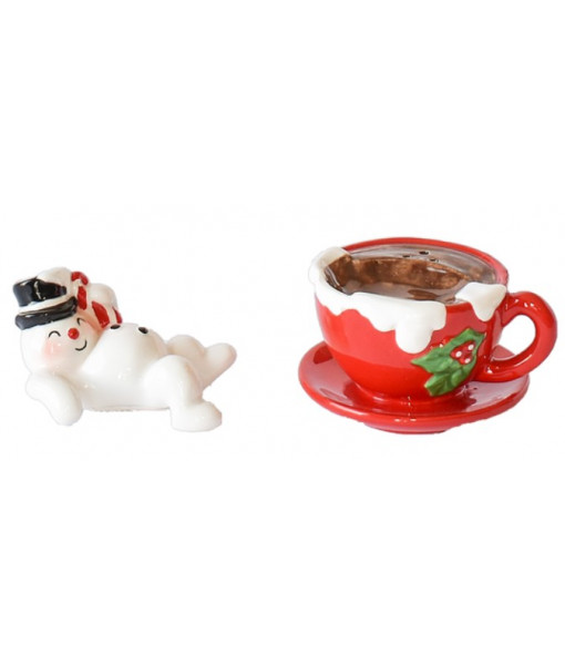 Snowman and Hot Chocolate Mug Shakers