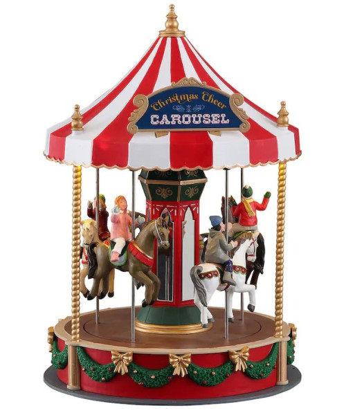 Carrousel de Noël, fonctionnant sur batterie