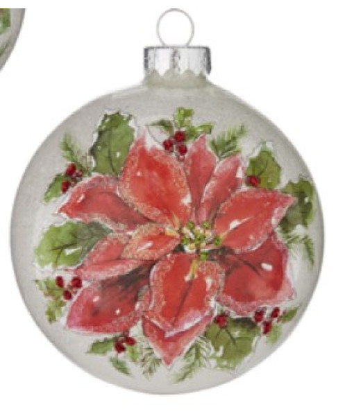 Amarilly Glass Ball Ornament