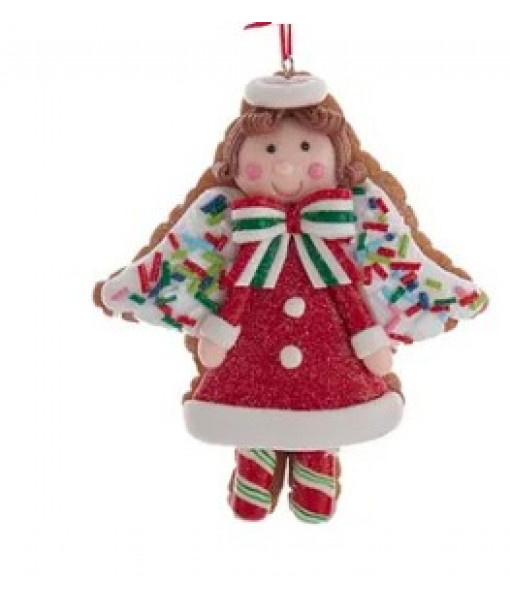 Tree Ornament, Gingerbread Angel Cookie