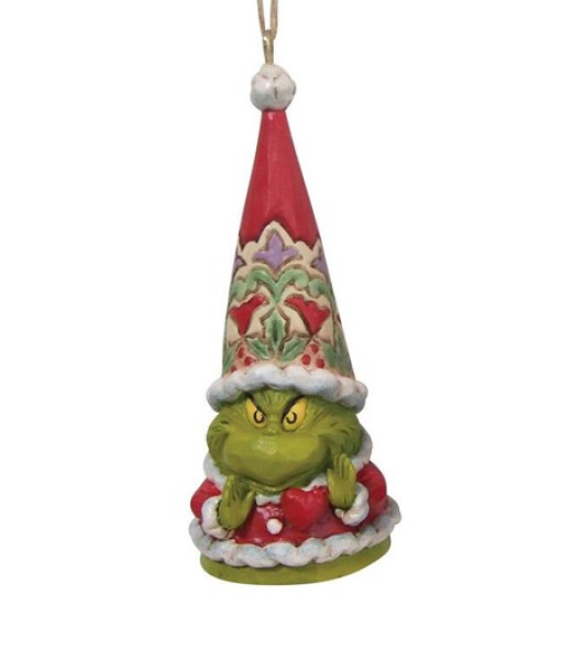 Grinch Gnome Naughty Smile Ornament